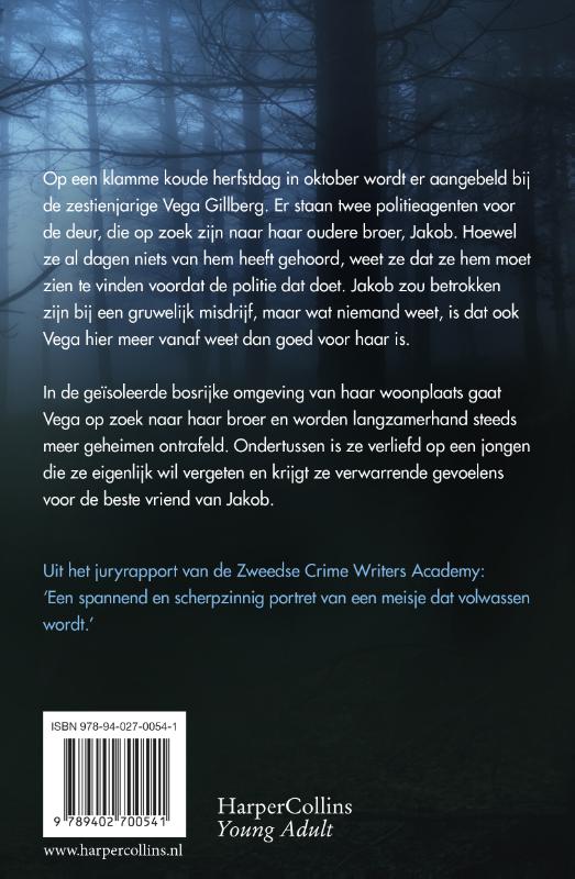 Achterkant van Oktober is de koudste maand