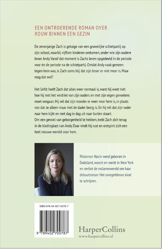 Achterkant van Het overgebleven kind
