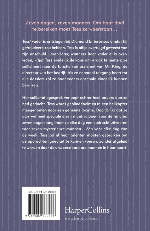 Achterkant van Krijtstreep en lippenstift