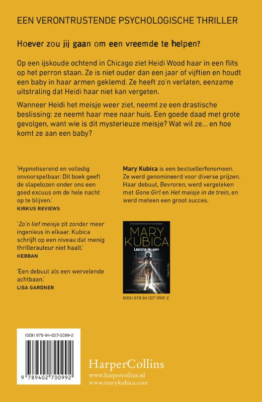 Achterkant van Zo'n lief meisje