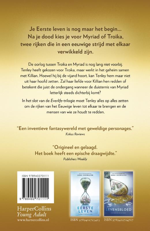 Achterkant van Eeuwige leven
