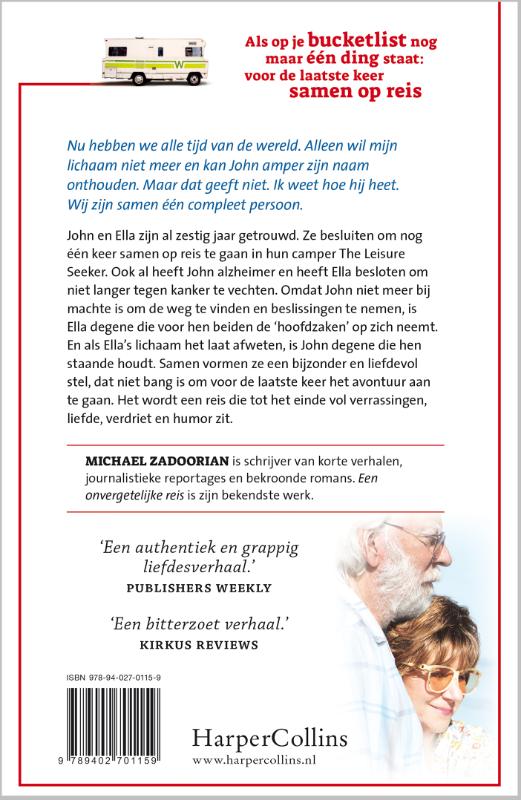 Achterkant van Een onvergetelijke reis