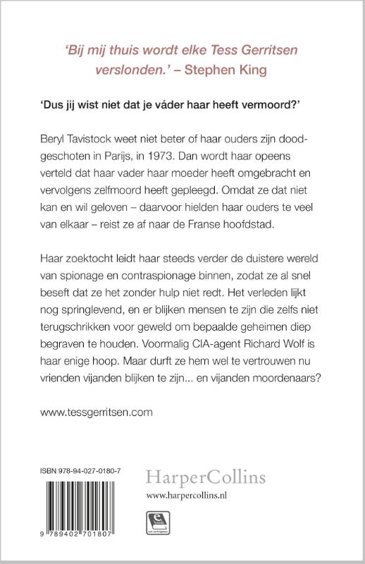 Achterkant van Het spoor terug