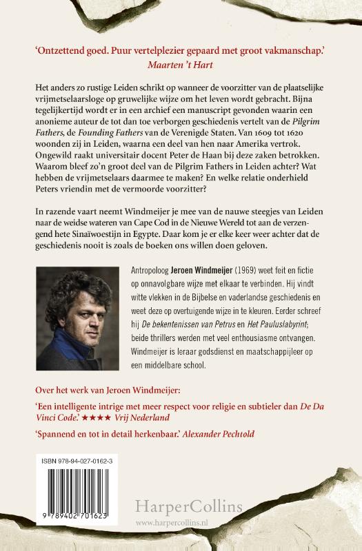 Achterkant van Het Pilgrim Fathers-complot - pakket à 6 ex.