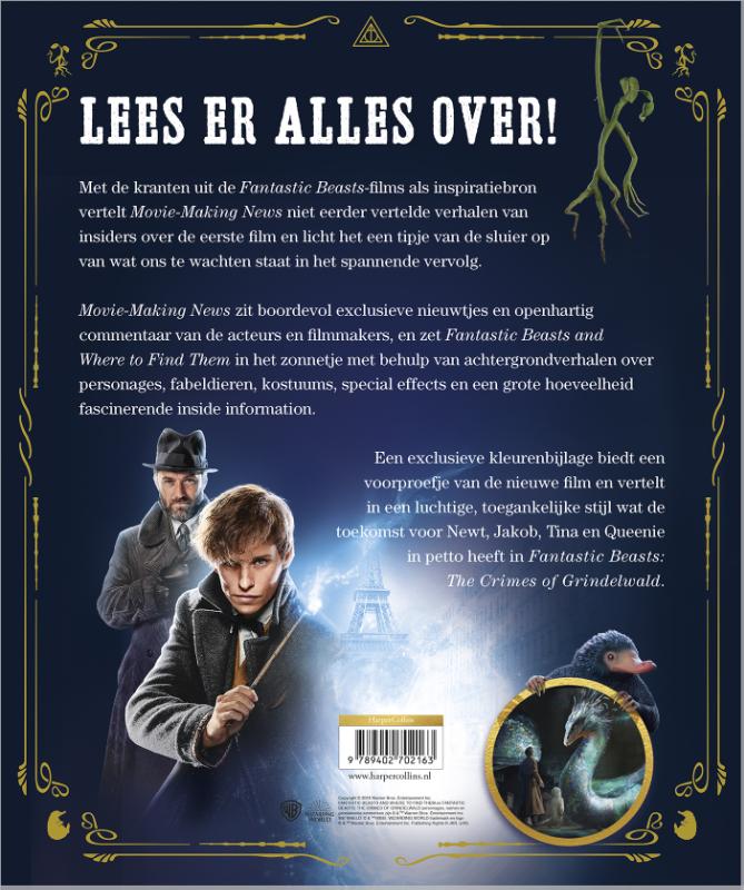 Achterkant van Fantastic Beasts and Where to Find Them: Movie-Making News