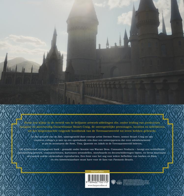 Achterkant van Het artwork van de film Fantastic Beasts: The Crimes of Grindelwald