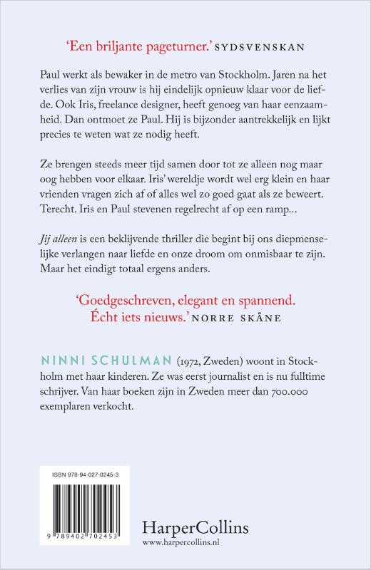 Achterkant van Jij alleen
