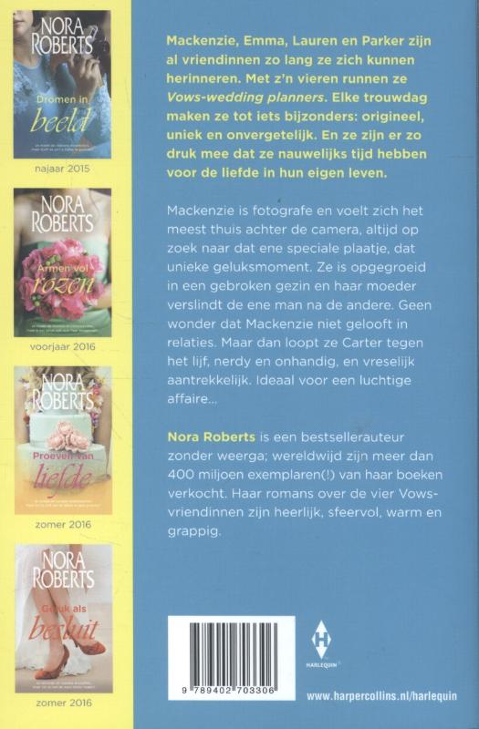 Achterkant van Dromen in beeld