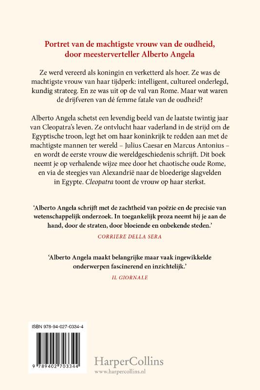 Achterkant van Cleopatra