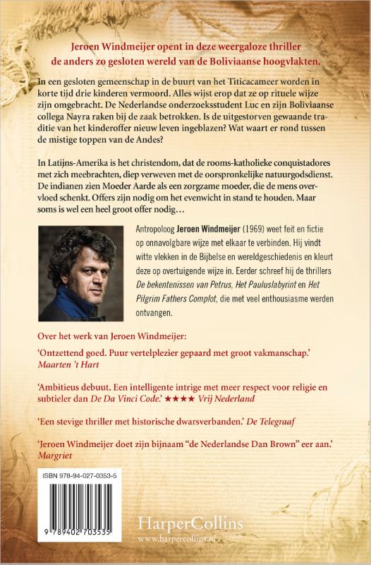 Achterkant van De offers