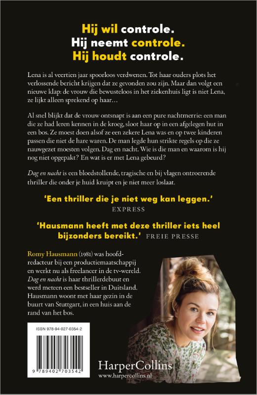 Achterkant van Dag en nacht