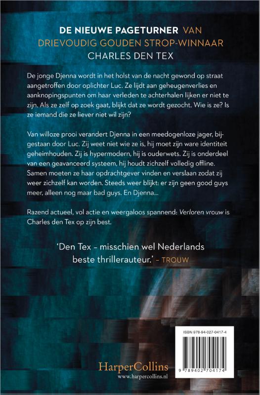 Achterkant van Verloren vrouw