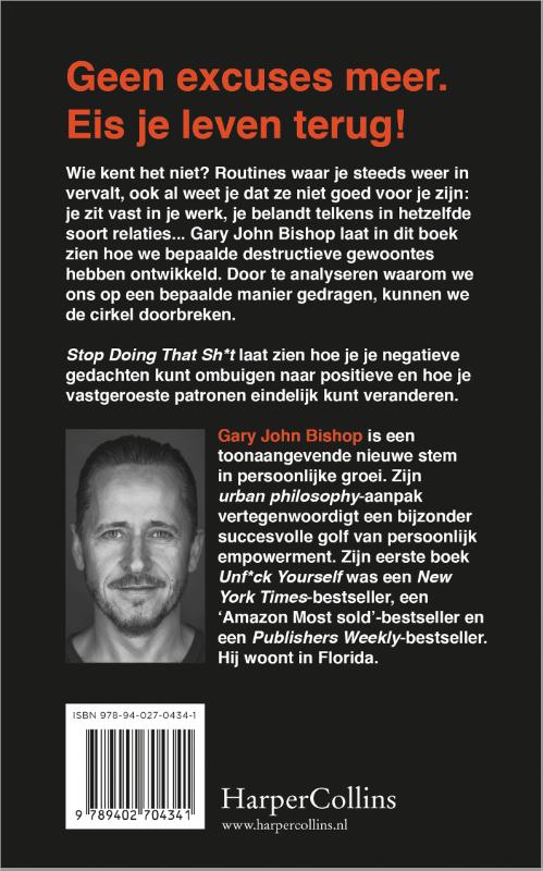 Achterkant van Stop Doing That Sh*t