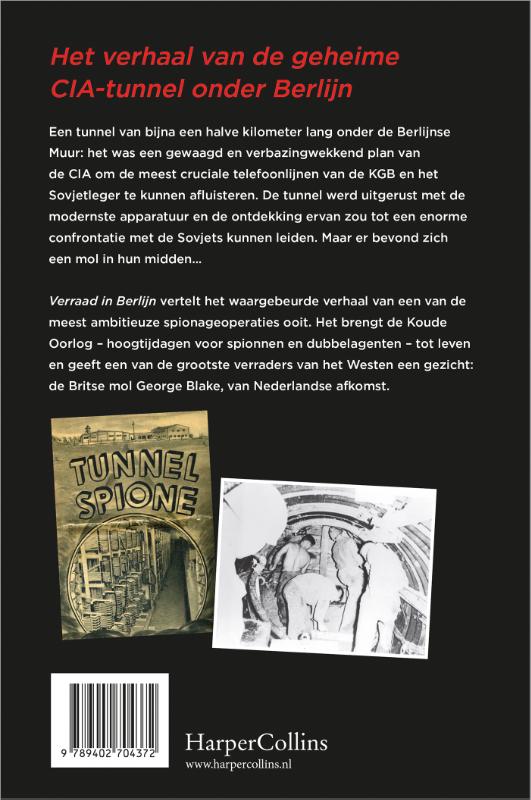 Achterkant van Verraad in Berlijn