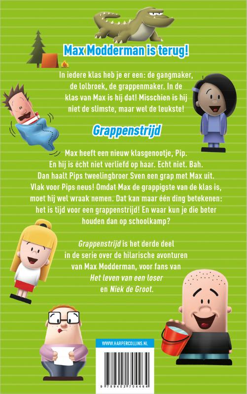 Achterkant van Grappenstrijd