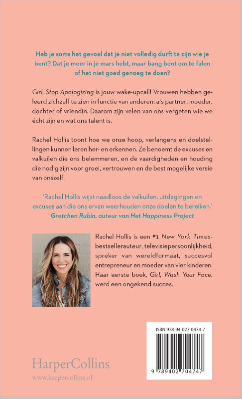 Achterkant van Girl, Stop Apologizing