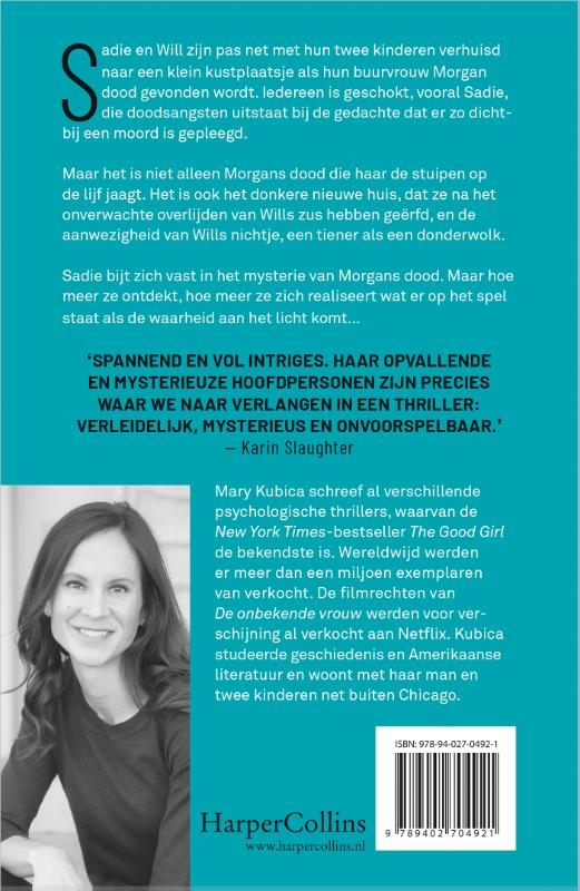 Achterkant van De onbekende vrouw