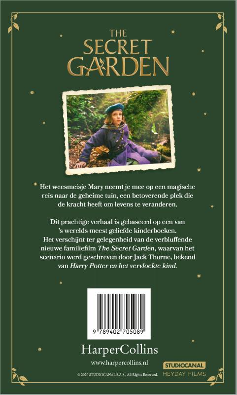 Achterkant van The Secret Garden