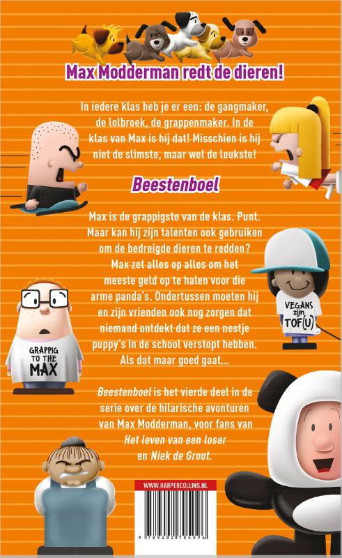 Achterkant van Beestenboel