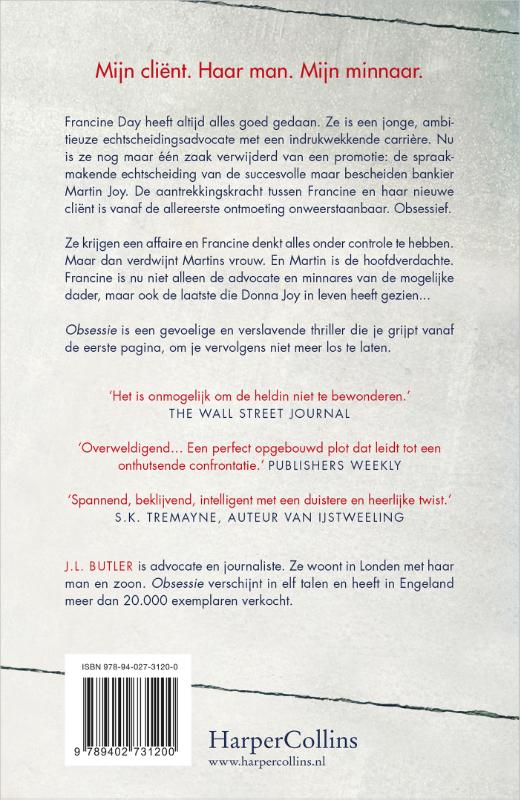 Achterkant van Obsessie