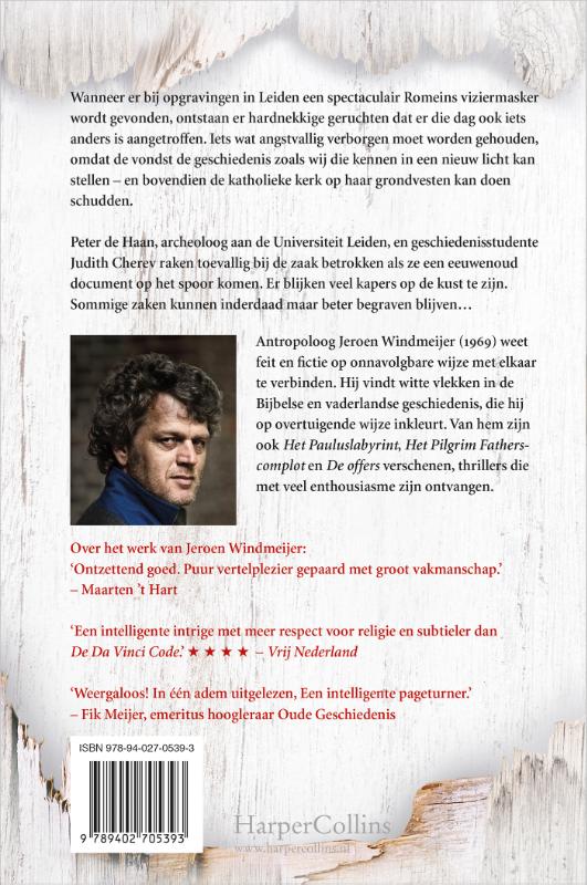 Achterkant van Het Petrusmysterie