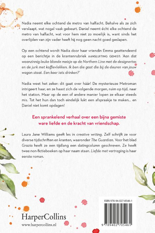 Achterkant van Liefde met vertraging