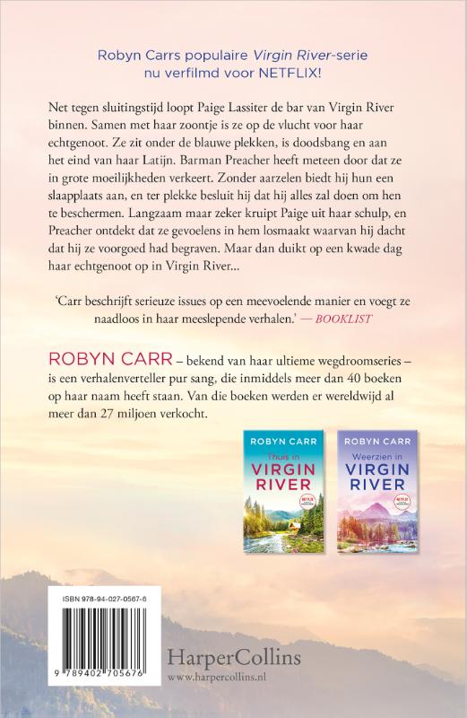 Achterkant van Welkom in Virgin River