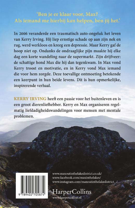 Achterkant van Max de wonderhond