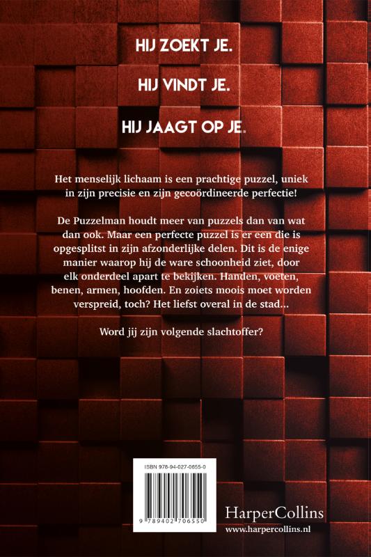 Achterkant van De Puzzelman