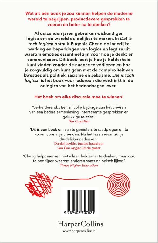 Achterkant van Dat is toch logisch