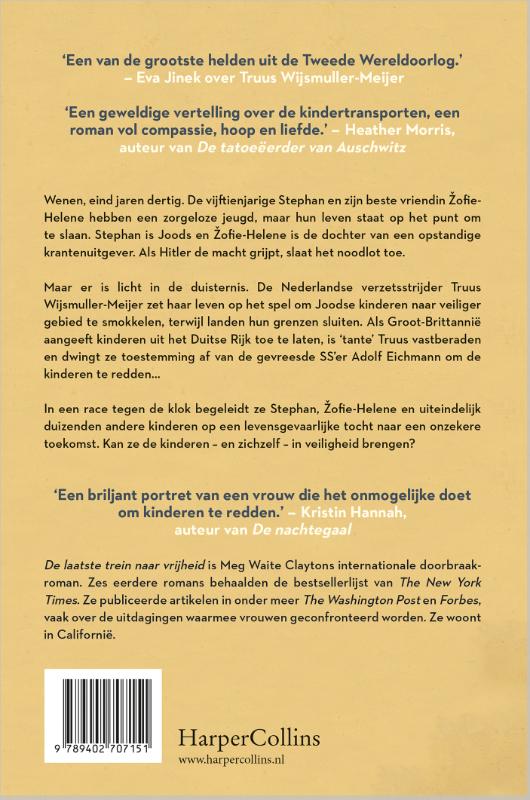 Achterkant van De laatste trein naar vrijheid