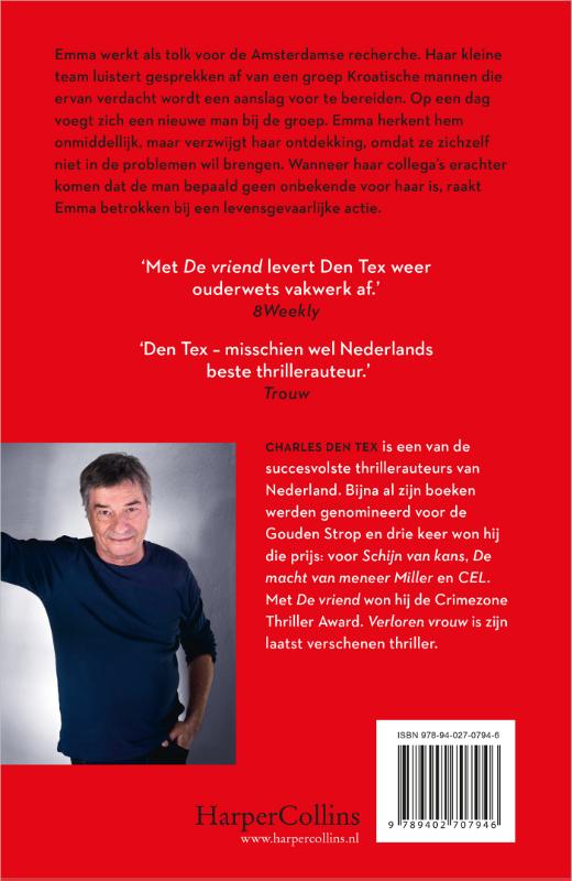 Achterkant van De vriend