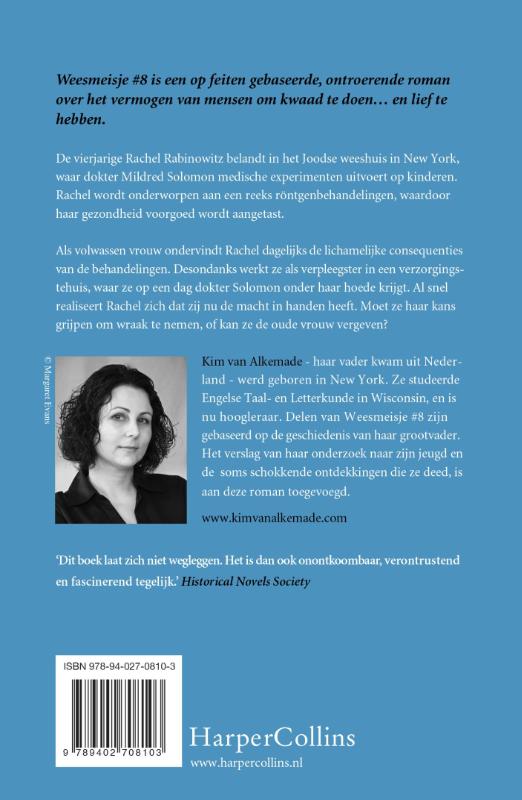 Achterkant van Weesmeisje nr. 8