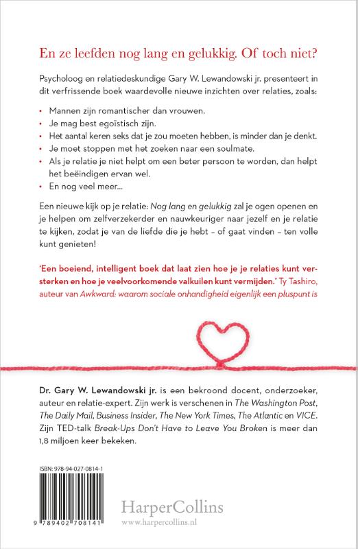 Achterkant van Nog lang en gelukkig