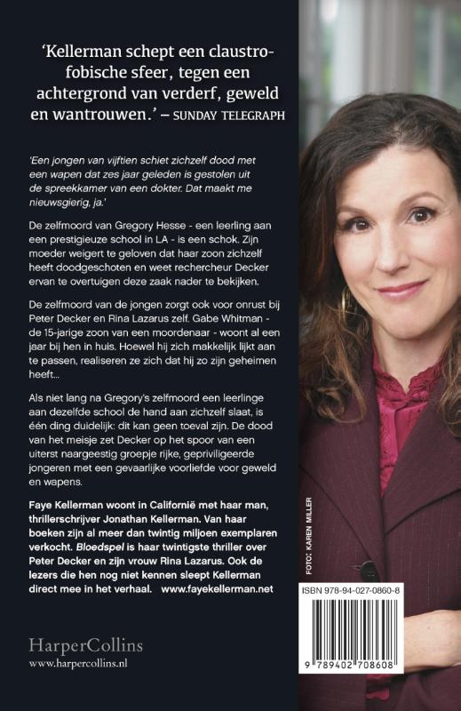 Achterkant van Bloedspel