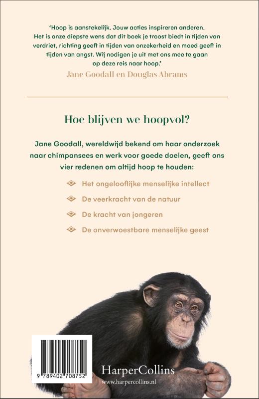 Achterkant van Het boek van hoop