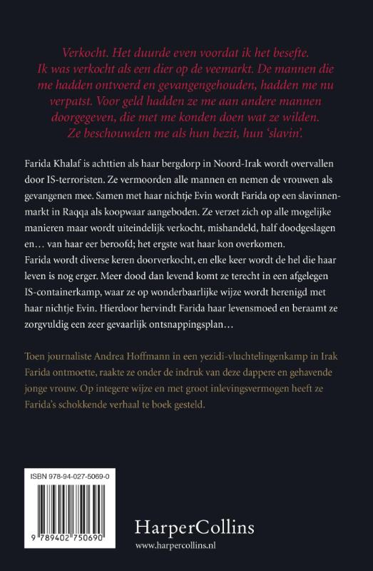 Achterkant van Het meisje dat van IS won