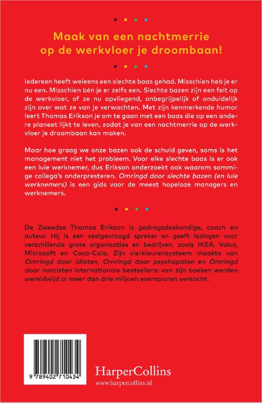 Achterkant van Omringd door slechte bazen