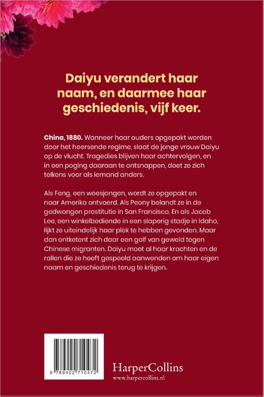 Achterkant van Vijf levens