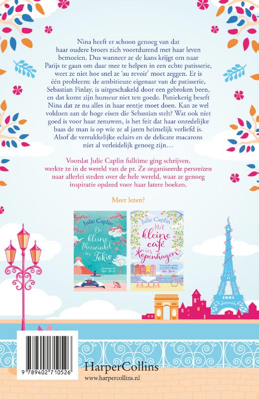 Achterkant van De kleine patisserie in Parijs