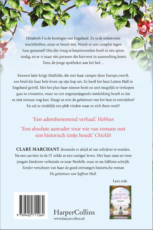 Achterkant van Het mysterie van Lutton Hall