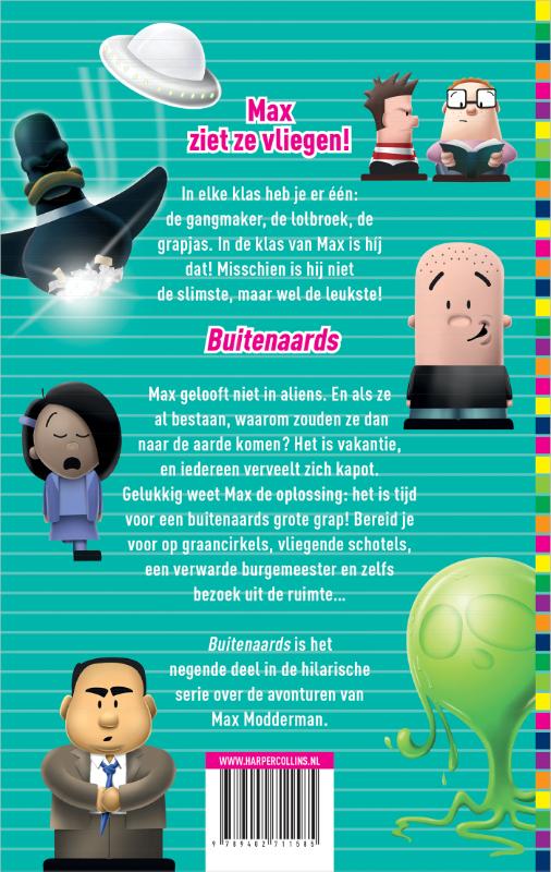 Achterkant van Buitenaards