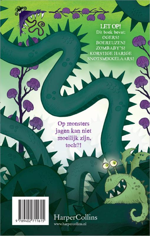 Achterkant van Monsterjagen voor beginners