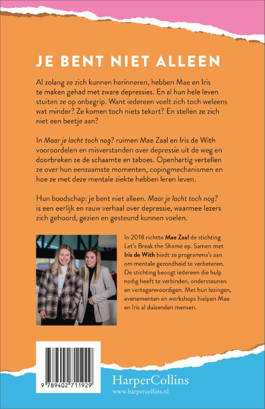Achterkant van Maar je lacht toch nog?