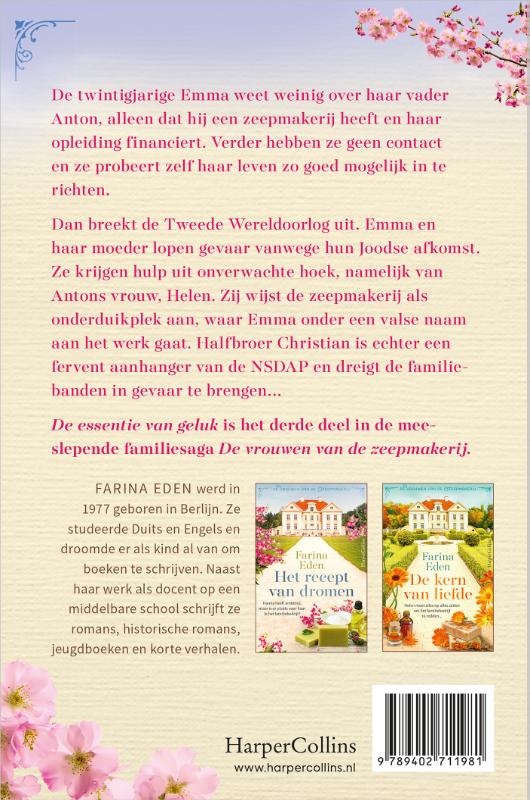 Achterkant van De essentie van geluk