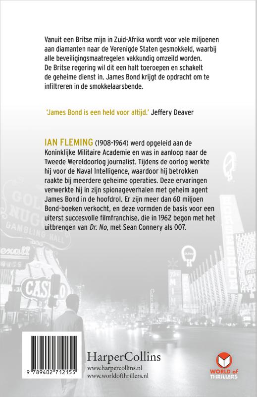 Achterkant van Diamonds Are Forever