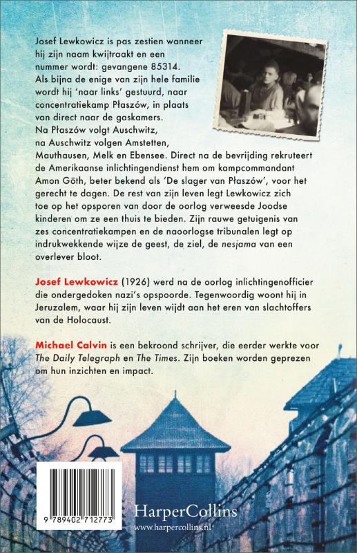 Achterkant van De overlever