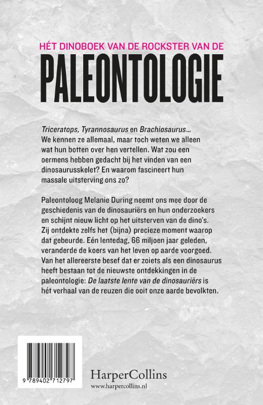 Achterkant van De laatste lente van de dinosauriërs