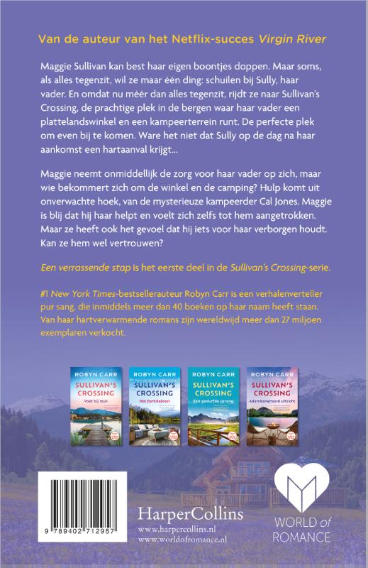 Achterkant van Een verrassende stap