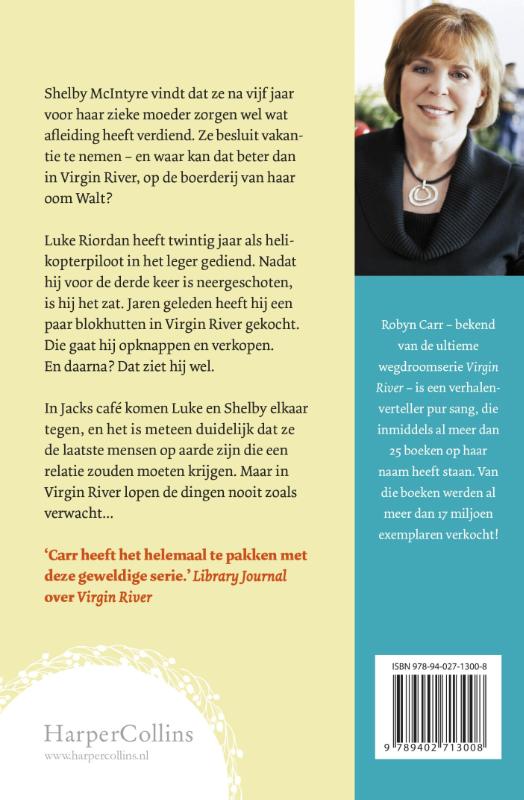 Achterkant van Met de stroom mee